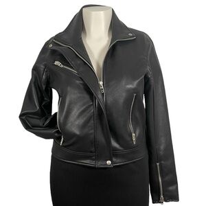 BLANKNYC Faux Leather Moto Jacket